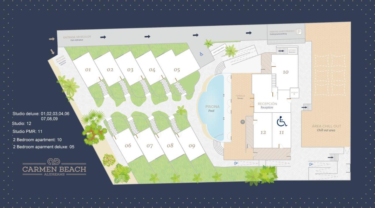 אל קאמפיו Alidreams Carmen Beach Apartamentos מראה חיצוני תמונה